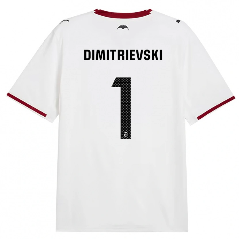 Danxen Kvinder Stole Dimitrievski #1 Sort Hvid Rød Gul Hjemmebane Spillertrøjer 2026/27 Trøje T-Shirt