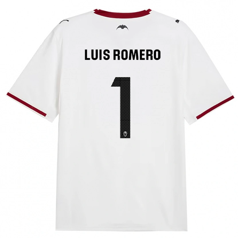 Danxen Kvinder Luis Romero #1 Sort Hvid Rød Gul Hjemmebane Spillertrøjer 2026/27 Trøje T-Shirt