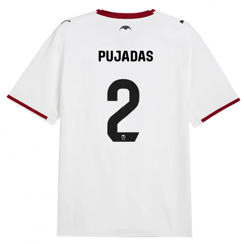Danxen Kvinder Berta Pujadas #2 Sort Hvid Rød Gul Hjemmebane Spillertrøjer 2026/27 Trøje T-Shirt