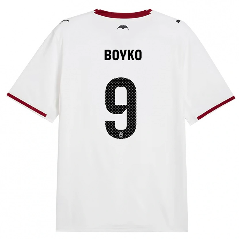 Danxen Kvinder Yaroslav Boyko #9 Sort Hvid Rød Gul Hjemmebane Spillertrøjer 2026/27 Trøje T-Shirt