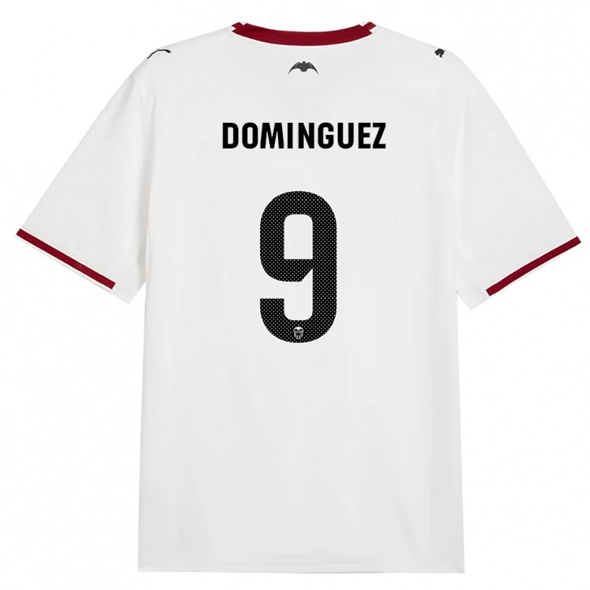 Danxen Kvinder Mario Dominguez #9 Sort Hvid Rød Gul Hjemmebane Spillertrøjer 2026/27 Trøje T-Shirt
