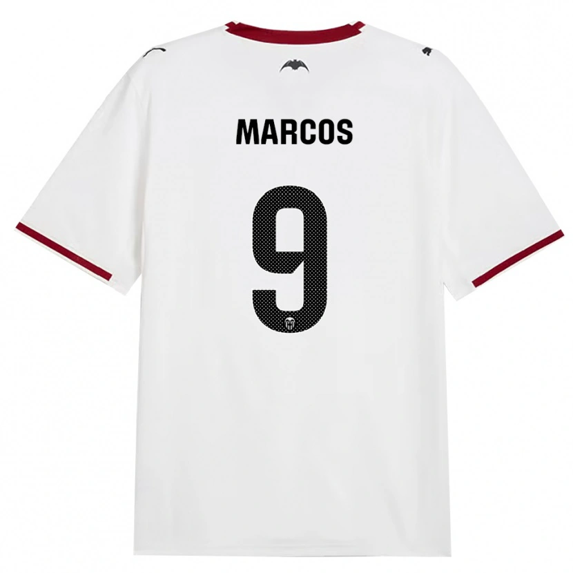 Danxen Kvinder Ana Marcos #9 Sort Hvid Rød Gul Hjemmebane Spillertrøjer 2026/27 Trøje T-Shirt