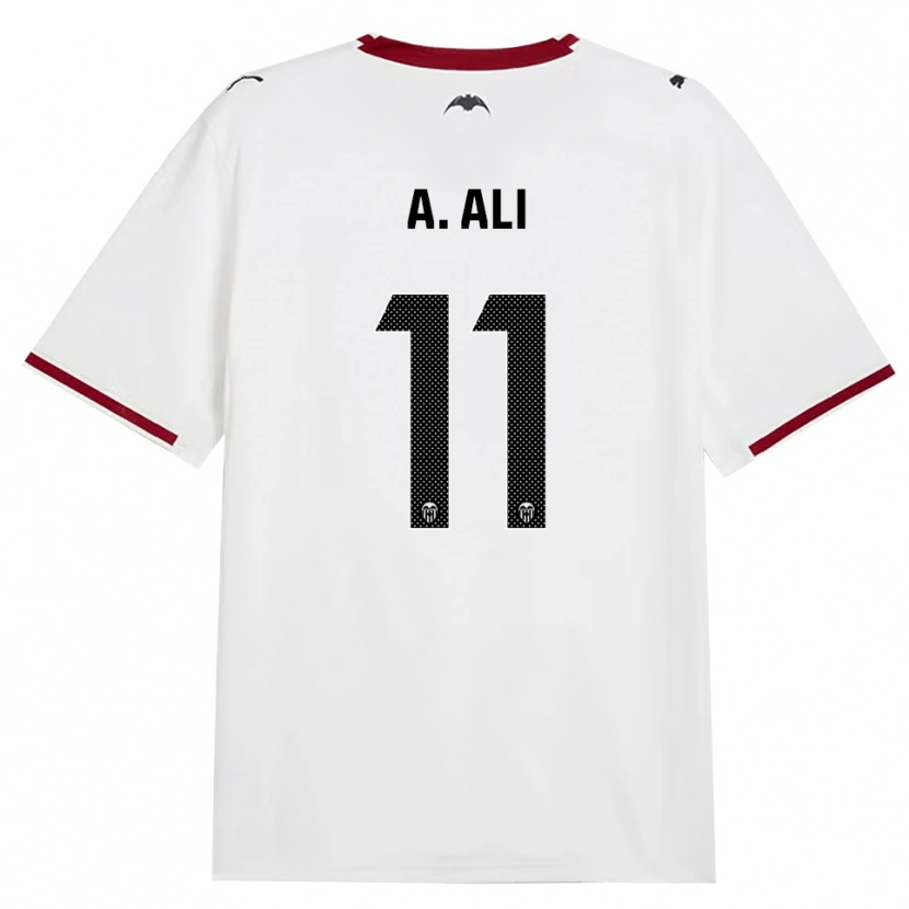 Danxen Kvinder Amirah Ali #11 Sort Hvid Rød Gul Hjemmebane Spillertrøjer 2026/27 Trøje T-Shirt