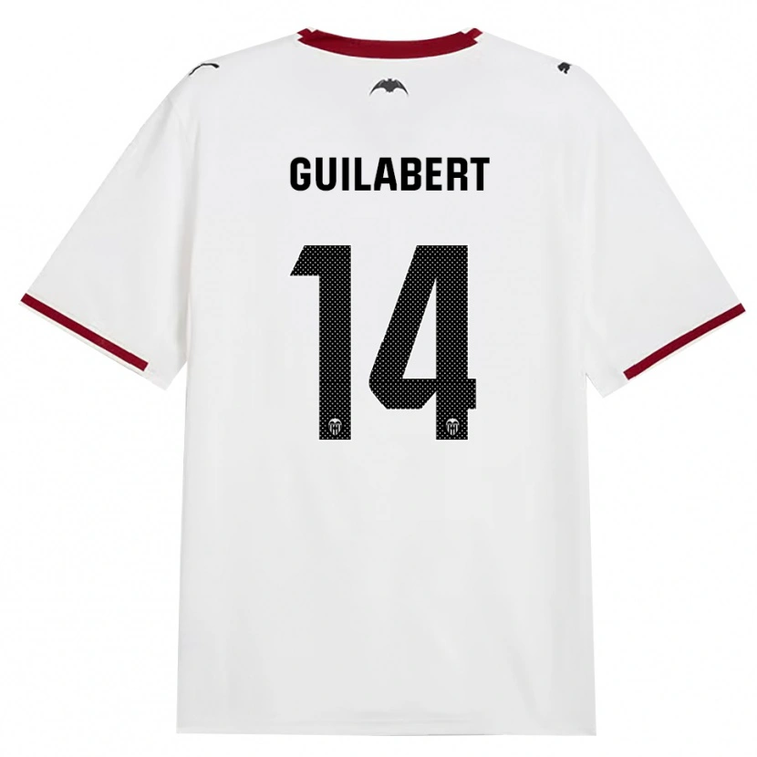 Danxen Kvinder Mario Guilabert #14 Sort Hvid Rød Gul Hjemmebane Spillertrøjer 2026/27 Trøje T-Shirt