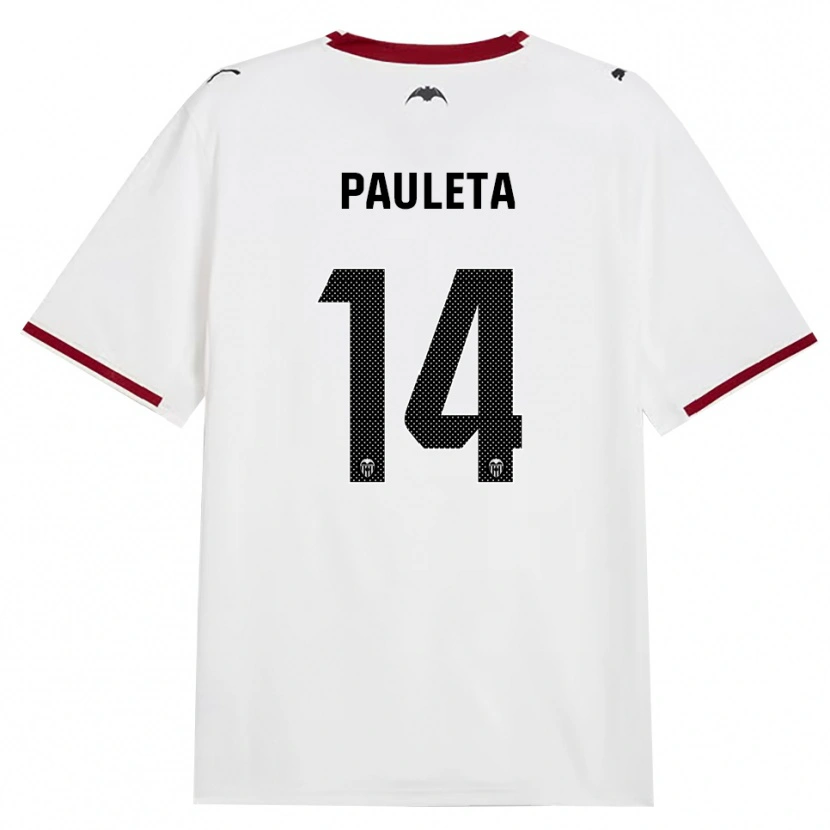 Danxen Kvinder Paula Sancho González #14 Sort Hvid Rød Gul Hjemmebane Spillertrøjer 2026/27 Trøje T-Shirt