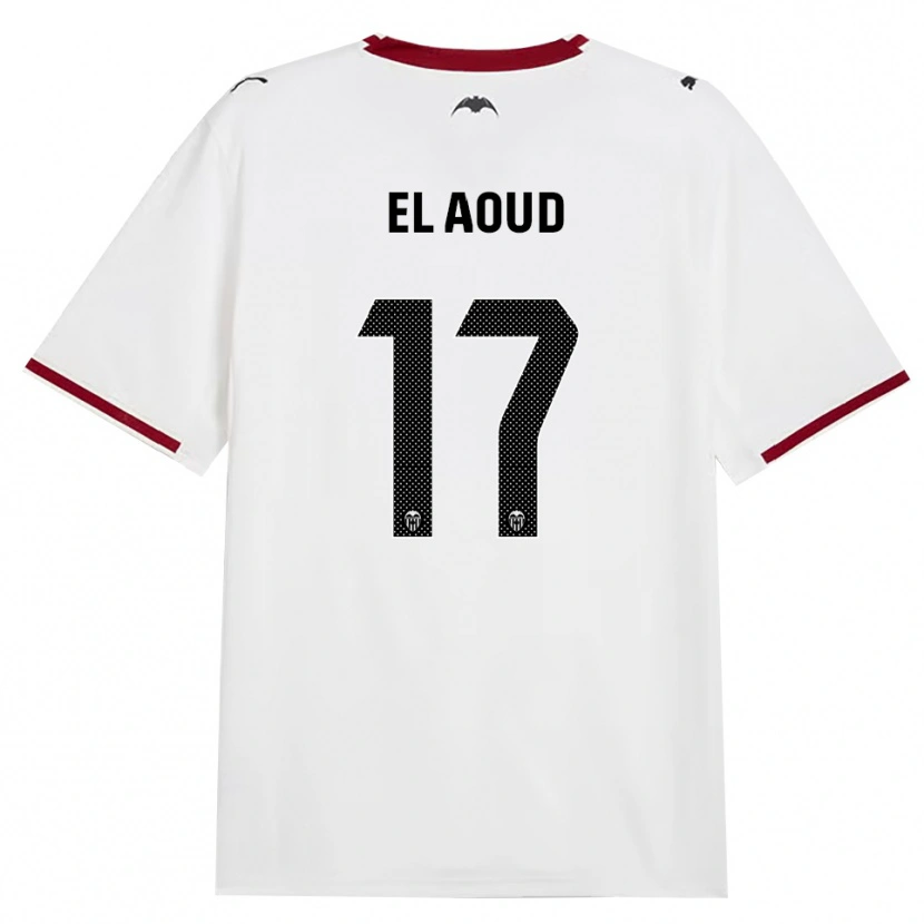 Danxen Kvinder Ismail El Aoud #17 Sort Hvid Rød Gul Hjemmebane Spillertrøjer 2026/27 Trøje T-Shirt