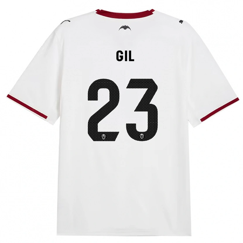 Danxen Kvinder Elena Gil #23 Sort Hvid Rød Gul Hjemmebane Spillertrøjer 2026/27 Trøje T-Shirt