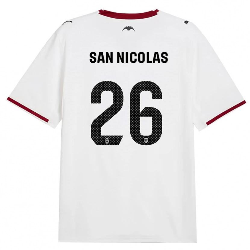Danxen Kvinder Olga San Nicolas #26 Sort Hvid Rød Gul Hjemmebane Spillertrøjer 2026/27 Trøje T-Shirt