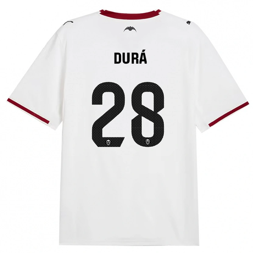 Danxen Kvinder Jaume Durá #28 Sort Hvid Rød Gul Hjemmebane Spillertrøjer 2026/27 Trøje T-Shirt