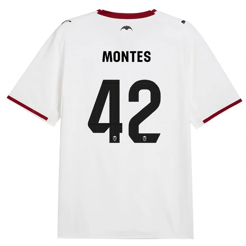 Danxen Kvinder Jan Montes #42 Sort Hvid Rød Gul Hjemmebane Spillertrøjer 2026/27 Trøje T-Shirt
