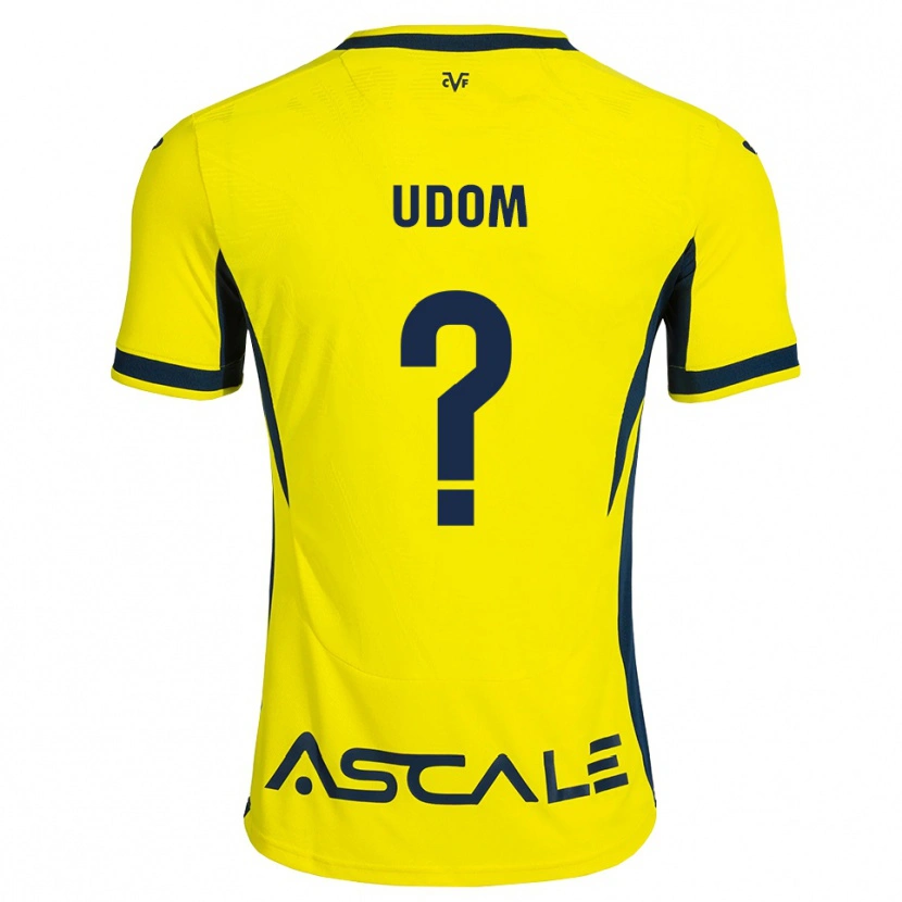 Danxen Kvinder Ekerette Udom #0 Gul Sort Rød Hjemmebane Spillertrøjer 2026/27 Trøje T-Shirt