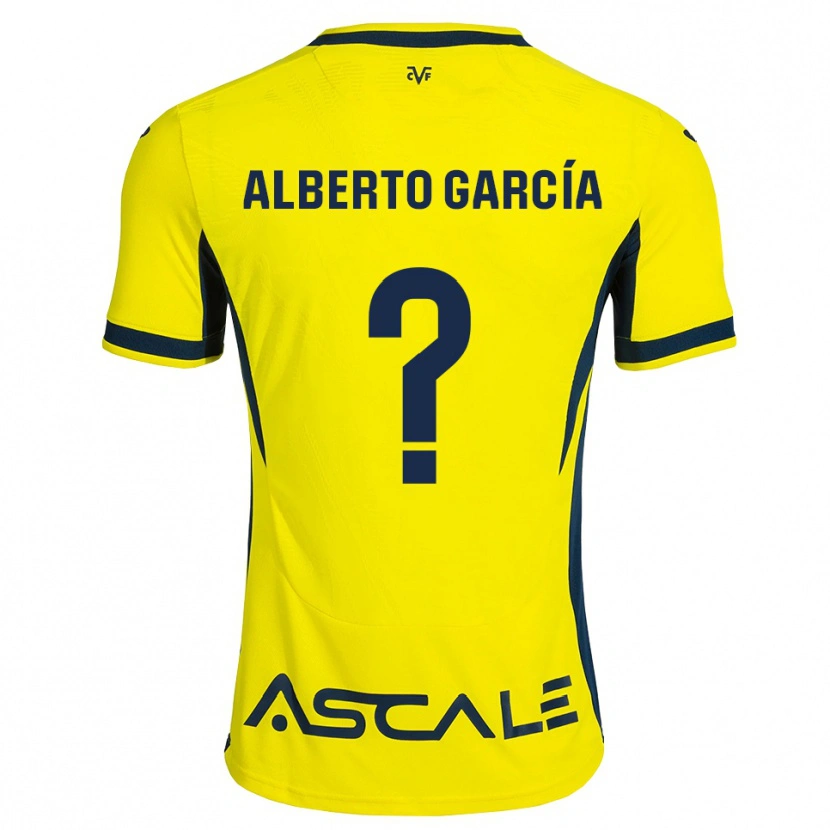 Danxen Kvinder Alberto García #0 Gul Sort Rød Hjemmebane Spillertrøjer 2026/27 Trøje T-Shirt