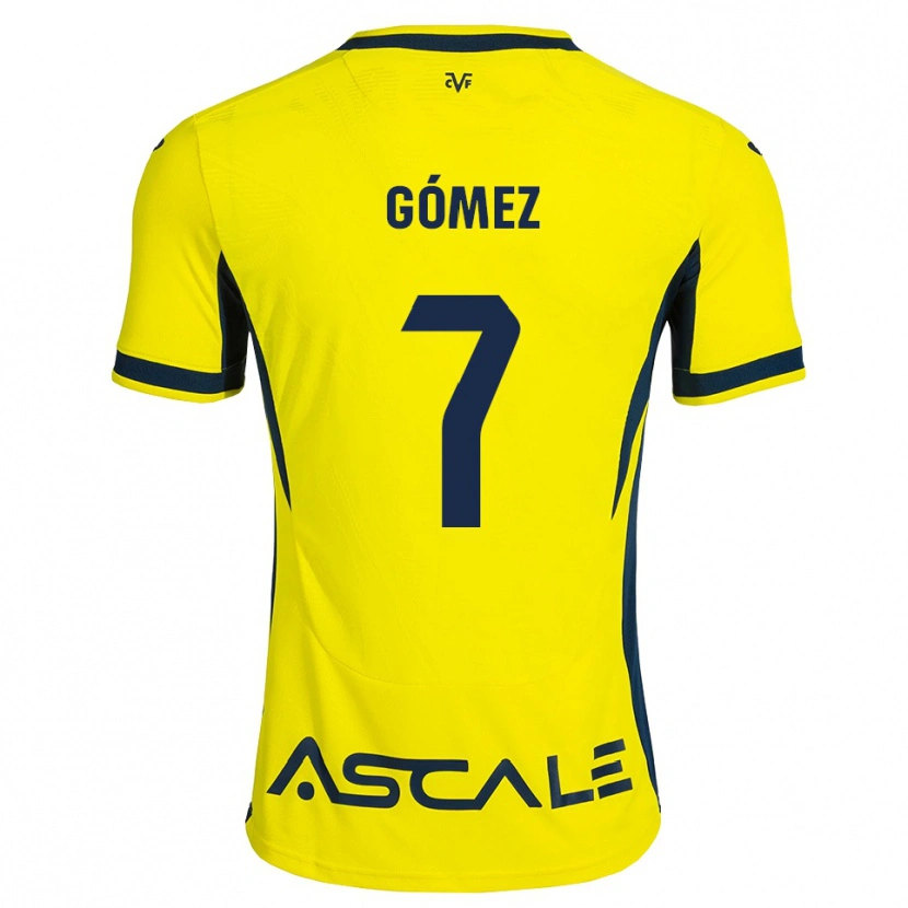 Danxen Kvinder Valen Gómez #7 Gul Sort Rød Hjemmebane Spillertrøjer 2026/27 Trøje T-Shirt