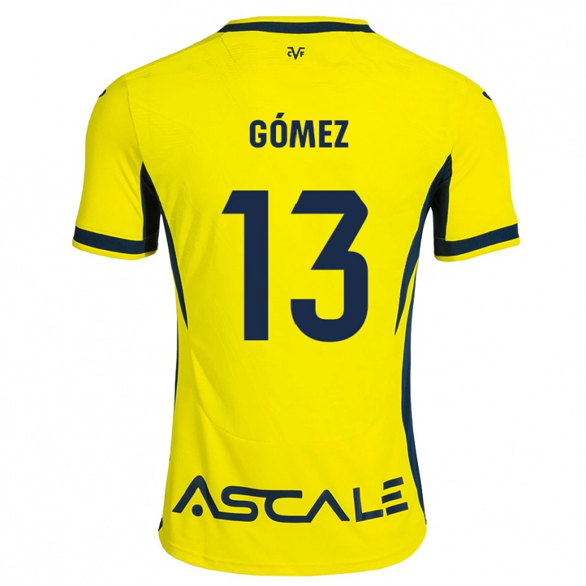 Danxen Kvinder Rubén Gómez #13 Gul Sort Rød Hjemmebane Spillertrøjer 2026/27 Trøje T-Shirt