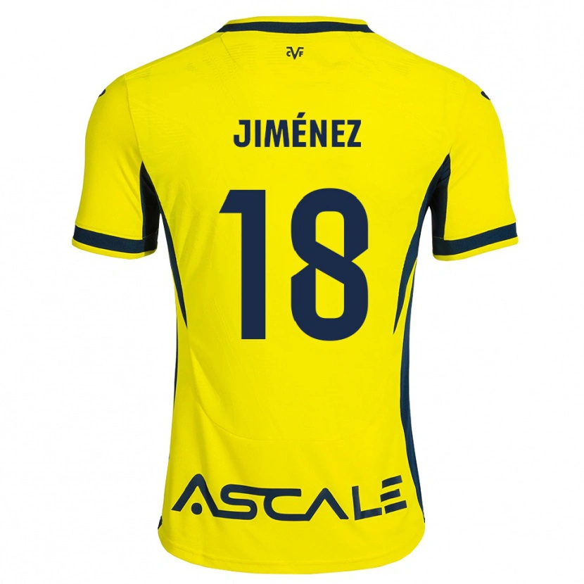 Danxen Kvinder Alex Jiménez #18 Gul Sort Rød Hjemmebane Spillertrøjer 2026/27 Trøje T-Shirt