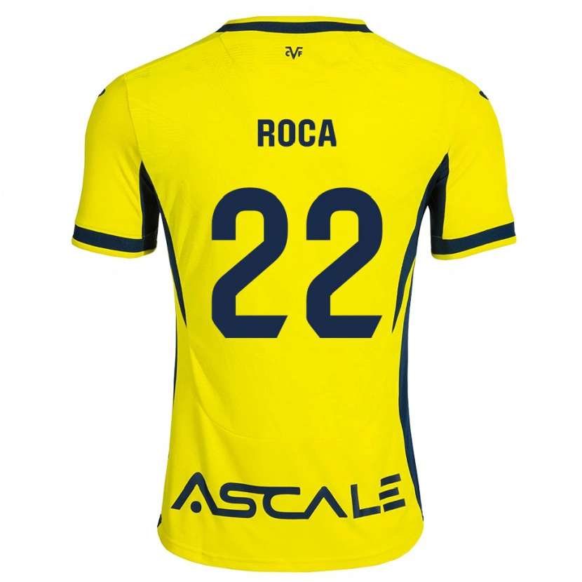 Danxen Kvinder Mauro Roca #22 Gul Sort Rød Hjemmebane Spillertrøjer 2026/27 Trøje T-Shirt