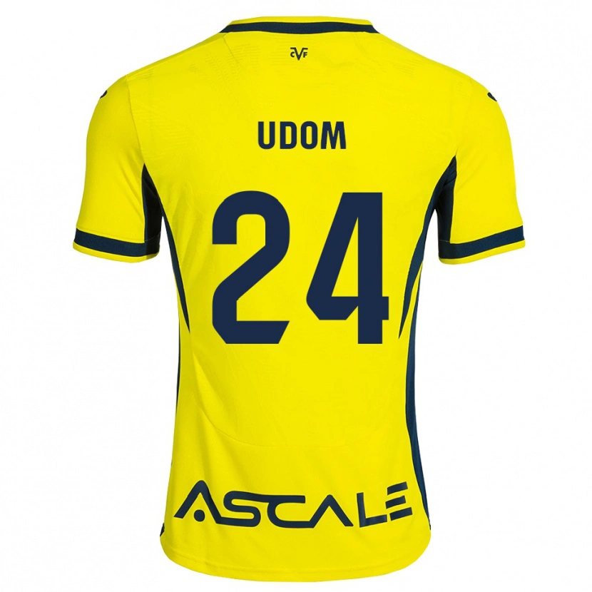 Danxen Kvinder Ekerette Udom #24 Gul Sort Rød Hjemmebane Spillertrøjer 2026/27 Trøje T-Shirt