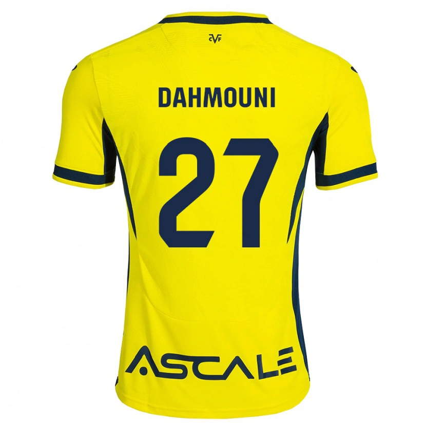 Danxen Kvinder Moha Dahmouni #27 Gul Sort Rød Hjemmebane Spillertrøjer 2026/27 Trøje T-Shirt