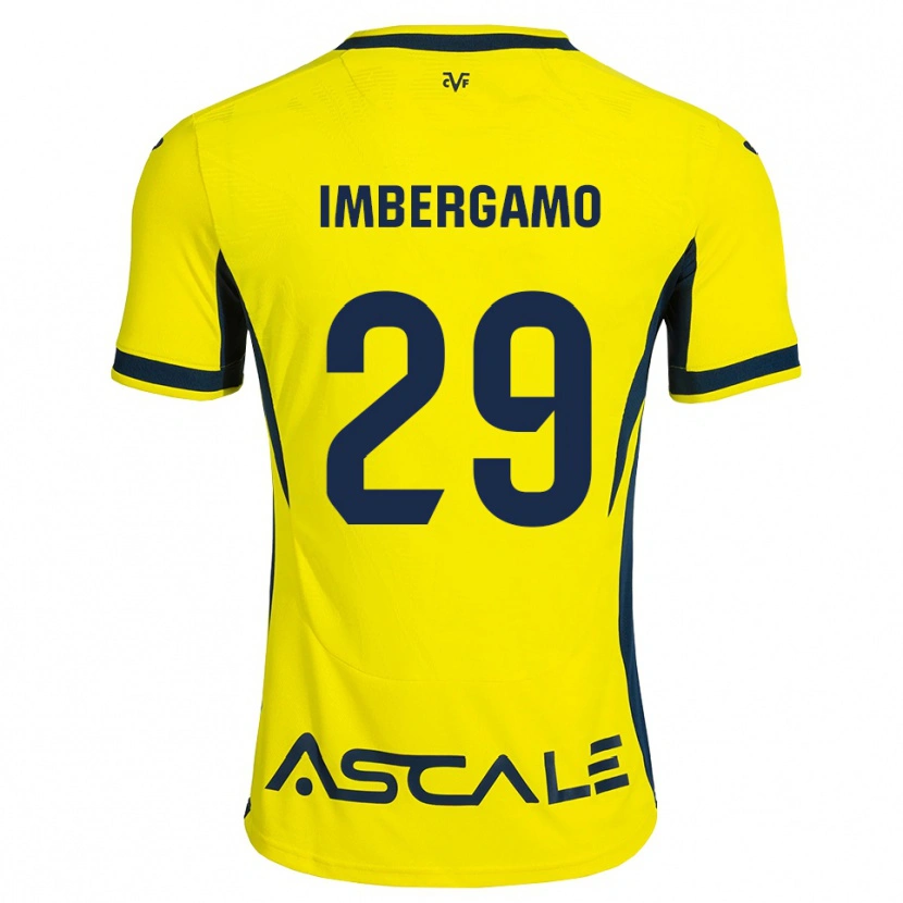Danxen Kvinder Mar Imbergamo #29 Gul Sort Rød Hjemmebane Spillertrøjer 2026/27 Trøje T-Shirt