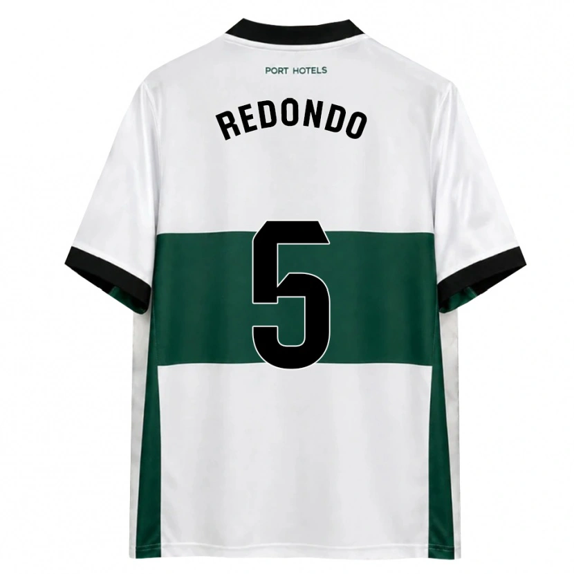 Danxen Kvinder Federico Redondo #5 Grøn Hvid Rød Hjemmebane Spillertrøjer 2026/27 Trøje T-Shirt