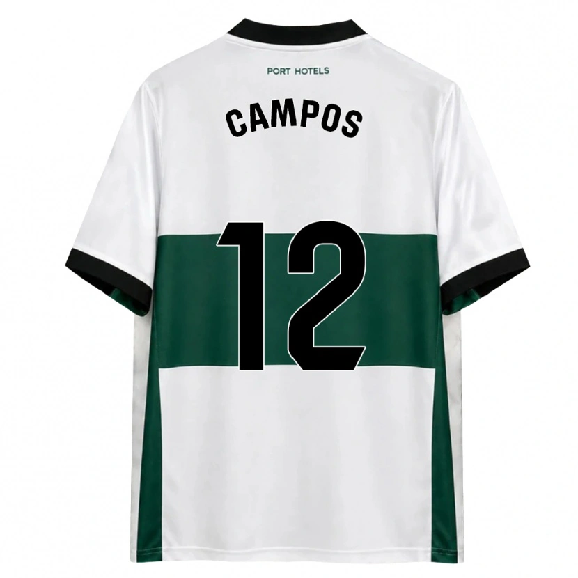 Danxen Kvinder Álex Campos #12 Grøn Hvid Rød Hjemmebane Spillertrøjer 2026/27 Trøje T-Shirt