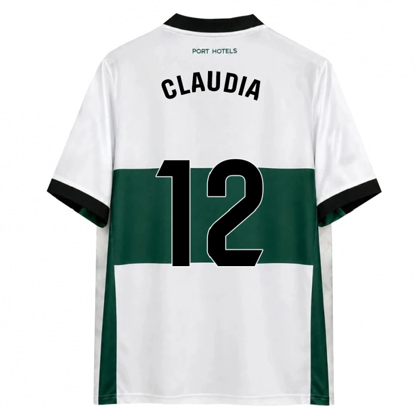 Danxen Kvinder Claudia Rabasco Campello #12 Grøn Hvid Rød Hjemmebane Spillertrøjer 2026/27 Trøje T-Shirt