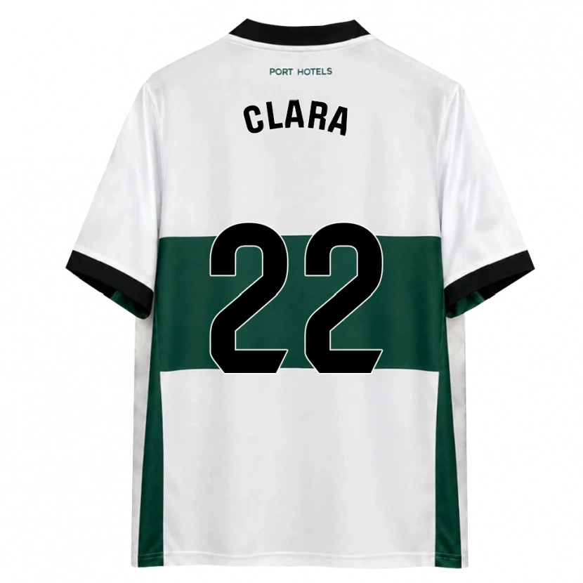 Danxen Kvinder Clara Ferrer Gallego #22 Grøn Hvid Rød Hjemmebane Spillertrøjer 2026/27 Trøje T-Shirt