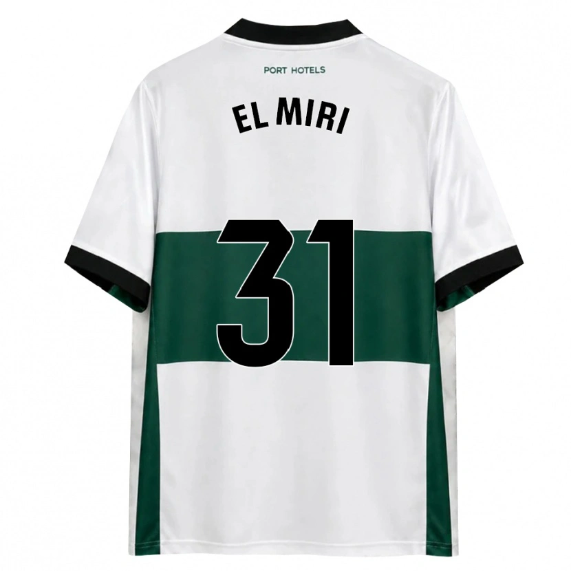 Danxen Kvinder Walid El Miri #31 Grøn Hvid Rød Hjemmebane Spillertrøjer 2026/27 Trøje T-Shirt
