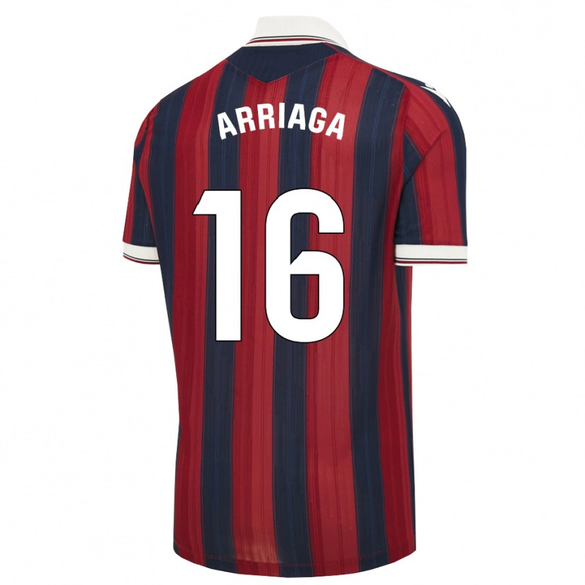 Danxen Kvinder Kervin Arriaga #16 Midnatsblå Rød Hjemmebane Spillertrøjer 2026/27 Trøje T-Shirt