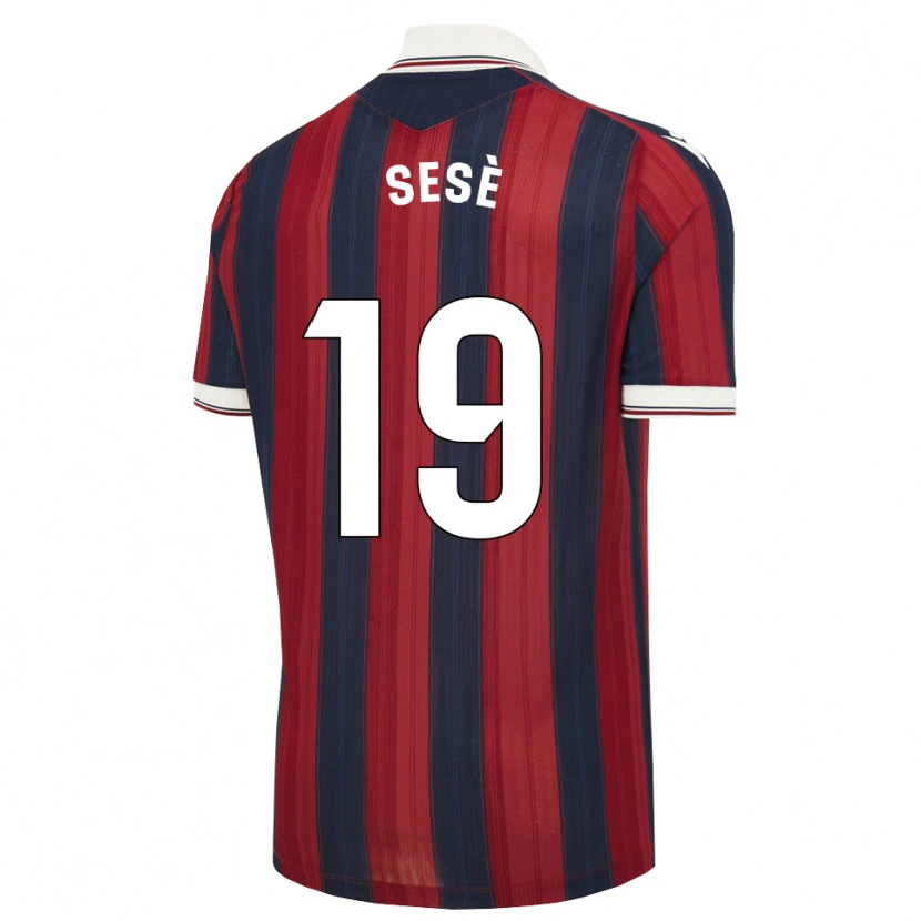 Danxen Kvinder Mario Sesè #19 Midnatsblå Rød Hjemmebane Spillertrøjer 2026/27 Trøje T-Shirt
