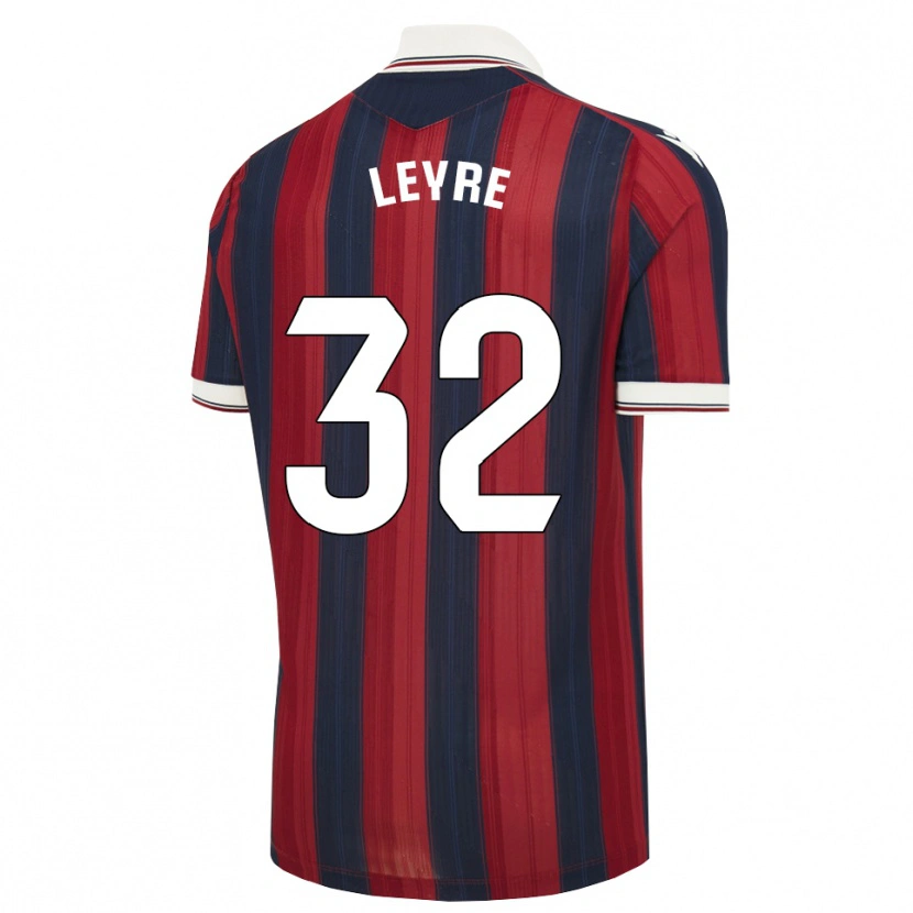Danxen Kvinder Leyre Secades #32 Midnatsblå Rød Hjemmebane Spillertrøjer 2026/27 Trøje T-Shirt