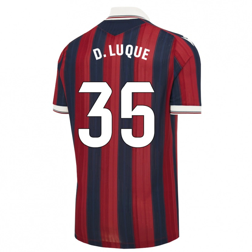 Danxen Kvinder Daniela Luque Fernández #35 Midnatsblå Rød Hjemmebane Spillertrøjer 2026/27 Trøje T-Shirt