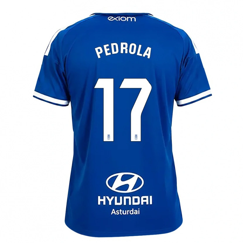 Danxen Kvinder Estanis Pedrola #17 Mediumblå Hvid Hjemmebane Spillertrøjer 2026/27 Trøje T-Shirt