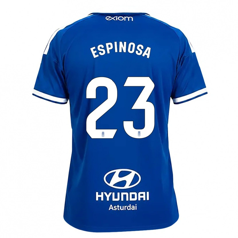 Danxen Kvinder Diego Espinosa #23 Mediumblå Hvid Hjemmebane Spillertrøjer 2026/27 Trøje T-Shirt