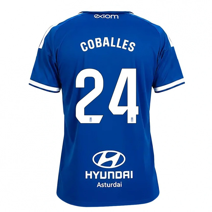 Danxen Kvinder Jaime Coballes #24 Mediumblå Hvid Hjemmebane Spillertrøjer 2026/27 Trøje T-Shirt