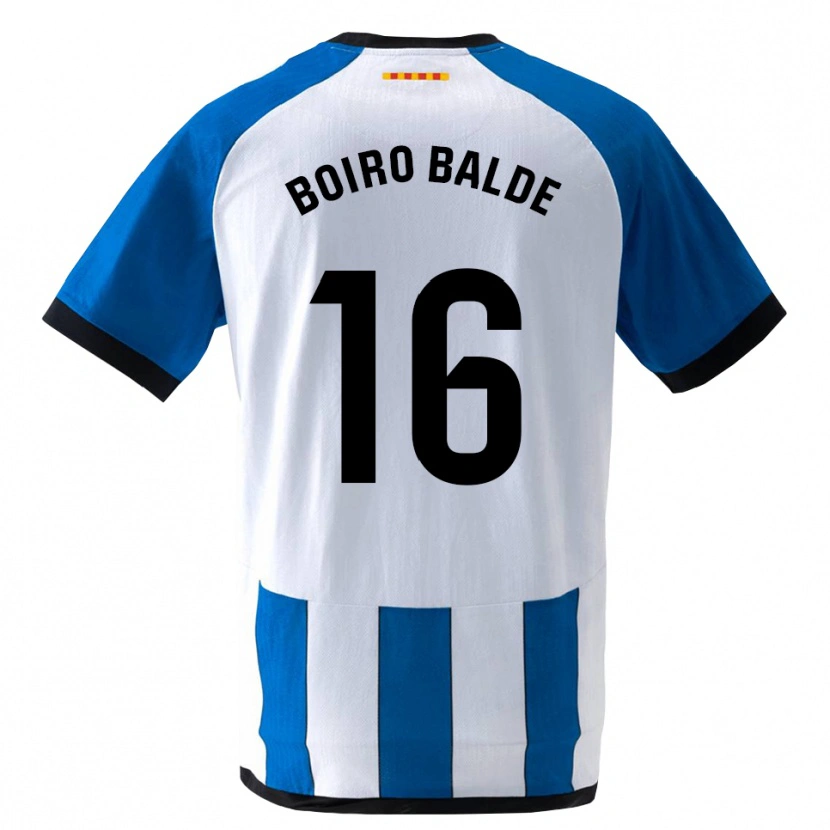 Danxen Kvinder Issa Boiro Balde #16 Kongeblå Hvid Hjemmebane Spillertrøjer 2026/27 Trøje T-Shirt