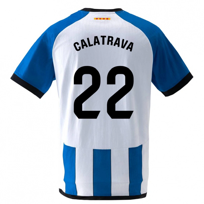 Danxen Kvinder Álex Calatrava #22 Kongeblå Hvid Hjemmebane Spillertrøjer 2026/27 Trøje T-Shirt