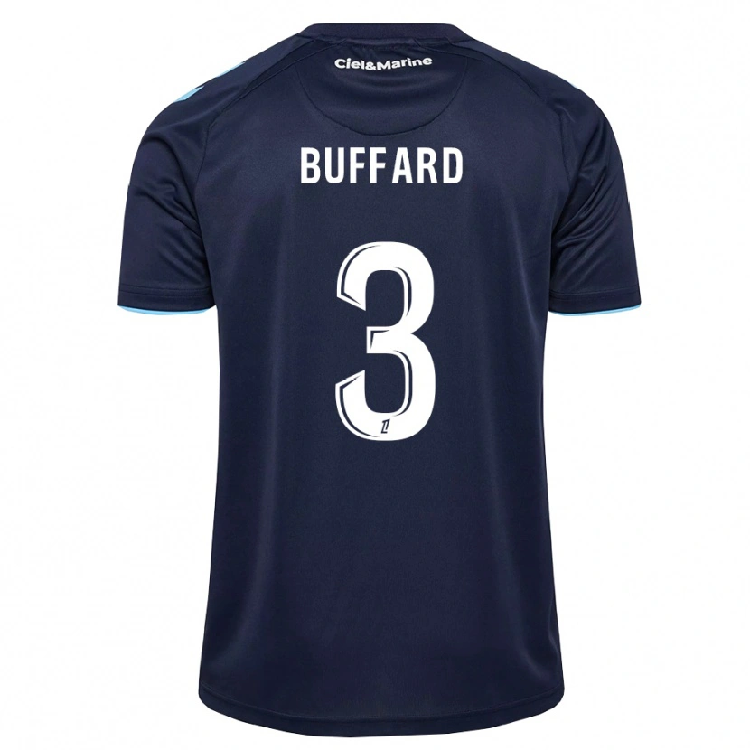 Danxen Kvinder Matthieu Buffard #3 Kornblomstblå Midnatsblå Hjemmebane Spillertrøjer 2026/27 Trøje T-Shirt