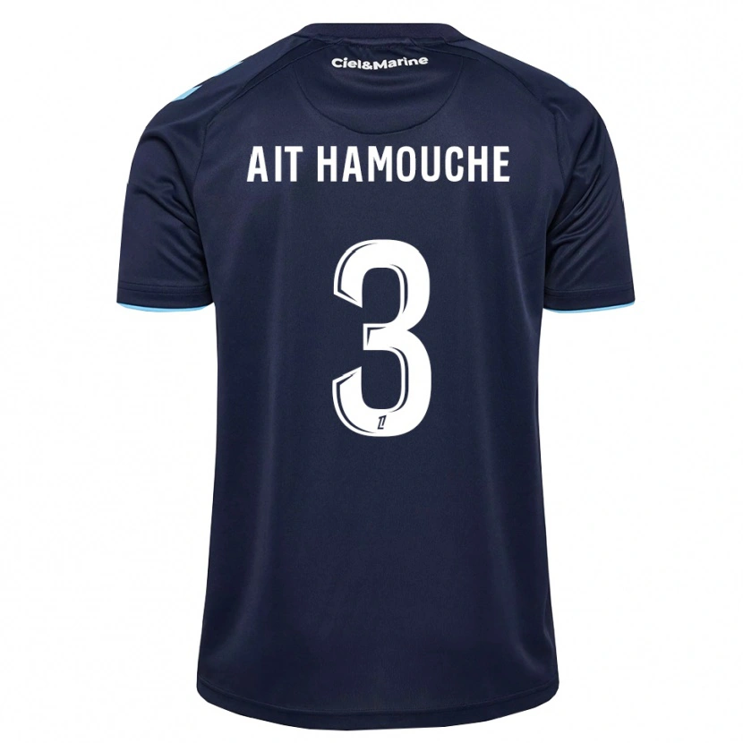 Danxen Kvinder Massyl Ait Hamouche #3 Kornblomstblå Midnatsblå Hjemmebane Spillertrøjer 2026/27 Trøje T-Shirt