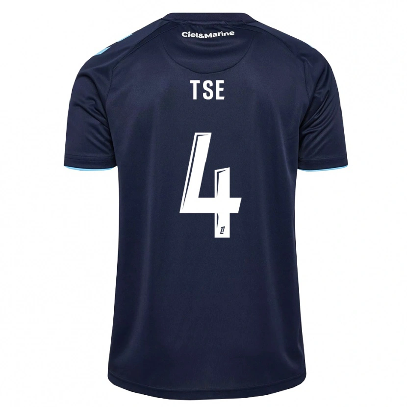 Danxen Kvinder Élisabeth Tsé #4 Kornblomstblå Midnatsblå Hjemmebane Spillertrøjer 2026/27 Trøje T-Shirt