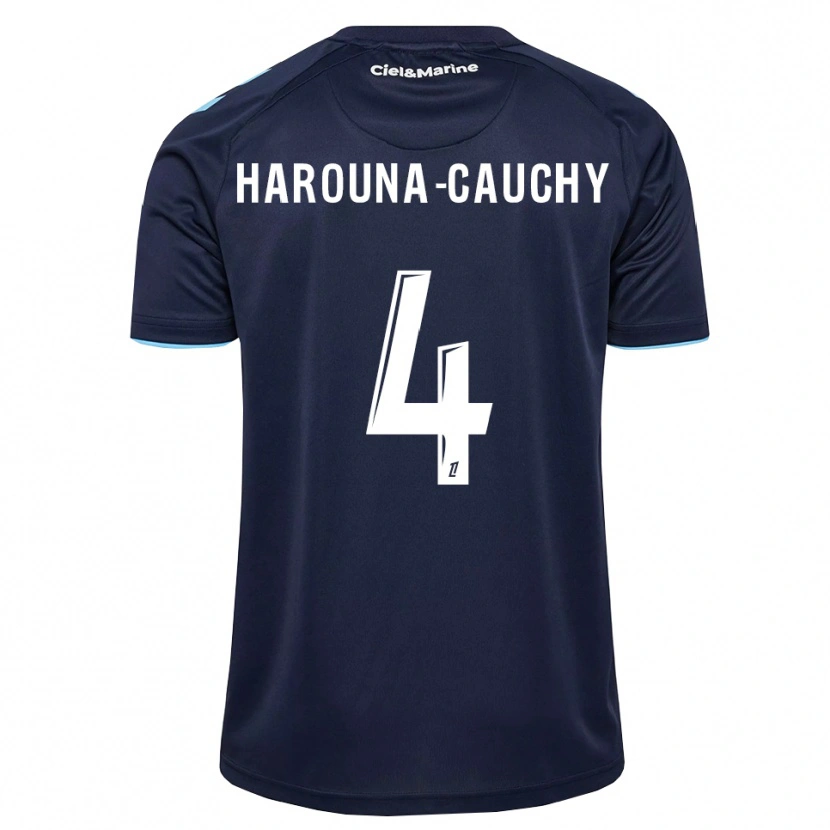 Danxen Kvinder Yllian Harouna-Cauchy #4 Kornblomstblå Midnatsblå Hjemmebane Spillertrøjer 2026/27 Trøje T-Shirt