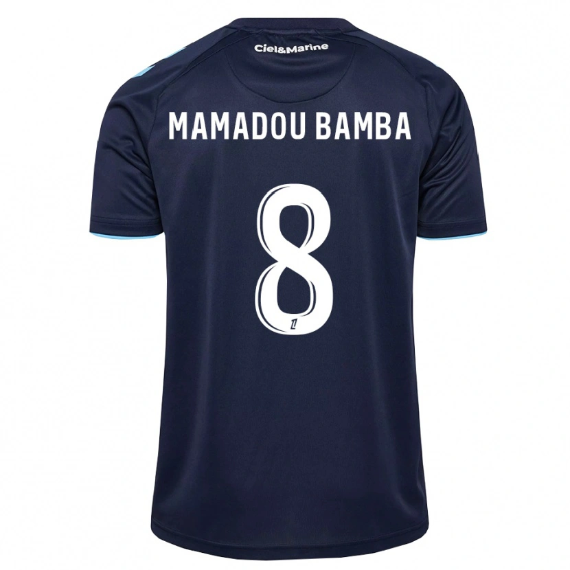 Danxen Kvinder Ben Mamadou Bamba #8 Kornblomstblå Midnatsblå Hjemmebane Spillertrøjer 2026/27 Trøje T-Shirt