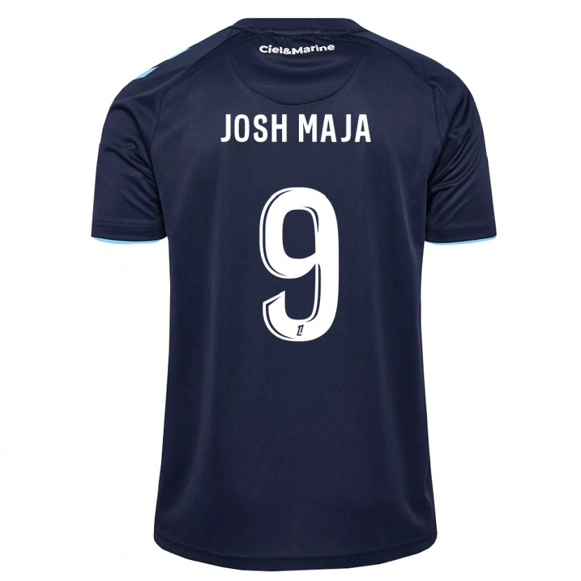 Danxen Kvinder Josh Maja #9 Kornblomstblå Midnatsblå Hjemmebane Spillertrøjer 2026/27 Trøje T-Shirt