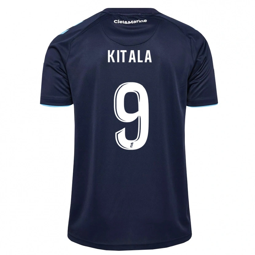 Danxen Kvinder Yann Kitala #9 Kornblomstblå Midnatsblå Hjemmebane Spillertrøjer 2026/27 Trøje T-Shirt