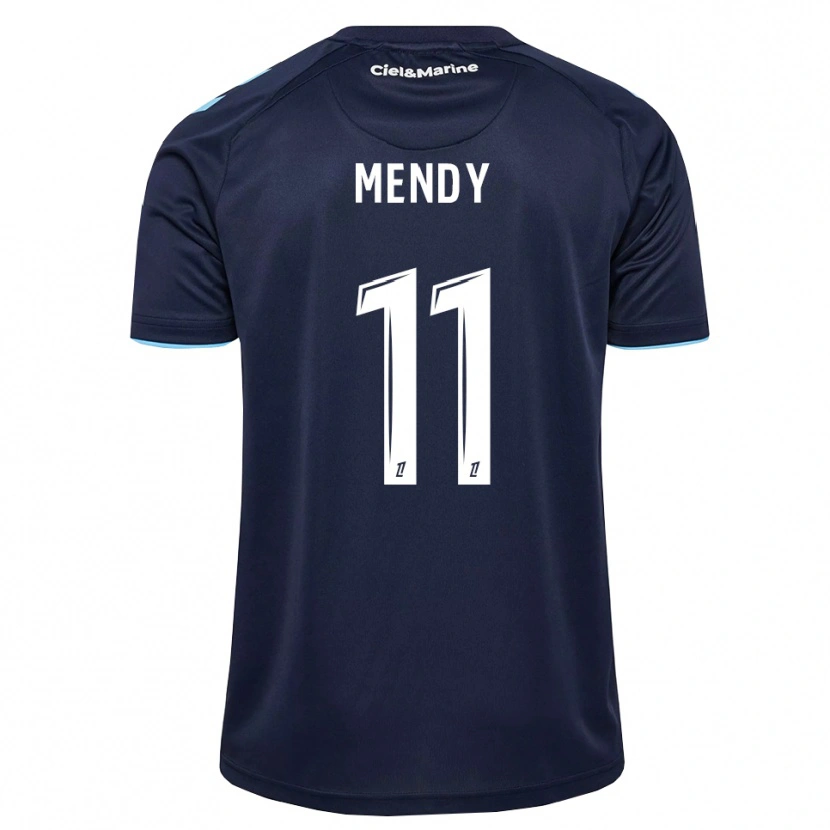Danxen Kvinder Mélinda Mendy #11 Kornblomstblå Midnatsblå Hjemmebane Spillertrøjer 2026/27 Trøje T-Shirt