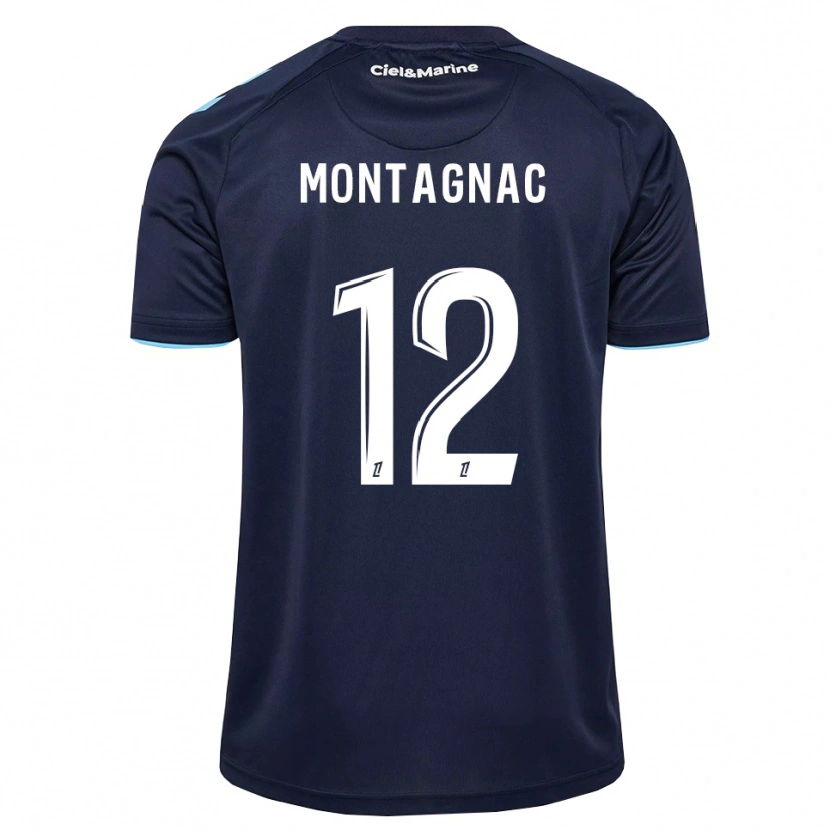 Danxen Kvinder Alexandre Montagnac #12 Kornblomstblå Midnatsblå Hjemmebane Spillertrøjer 2026/27 Trøje T-Shirt