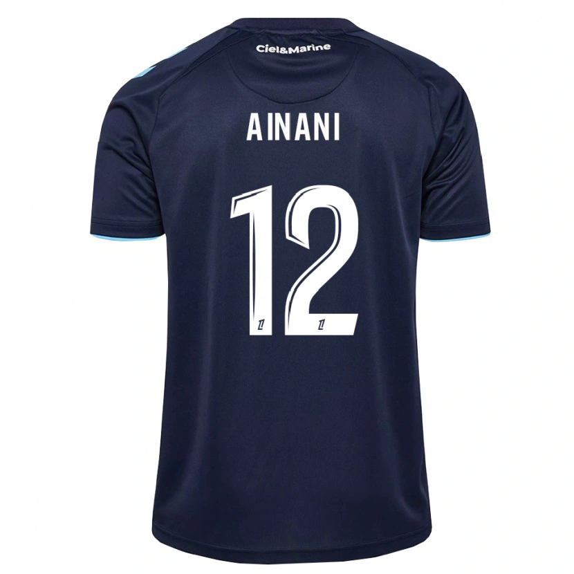 Danxen Kvinder Sufyan Ainani #12 Kornblomstblå Midnatsblå Hjemmebane Spillertrøjer 2026/27 Trøje T-Shirt