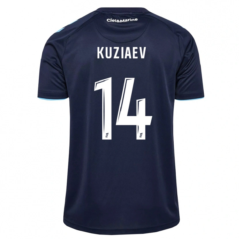 Danxen Kvinder Daler Kuzyaev #14 Kornblomstblå Midnatsblå Hjemmebane Spillertrøjer 2026/27 Trøje T-Shirt