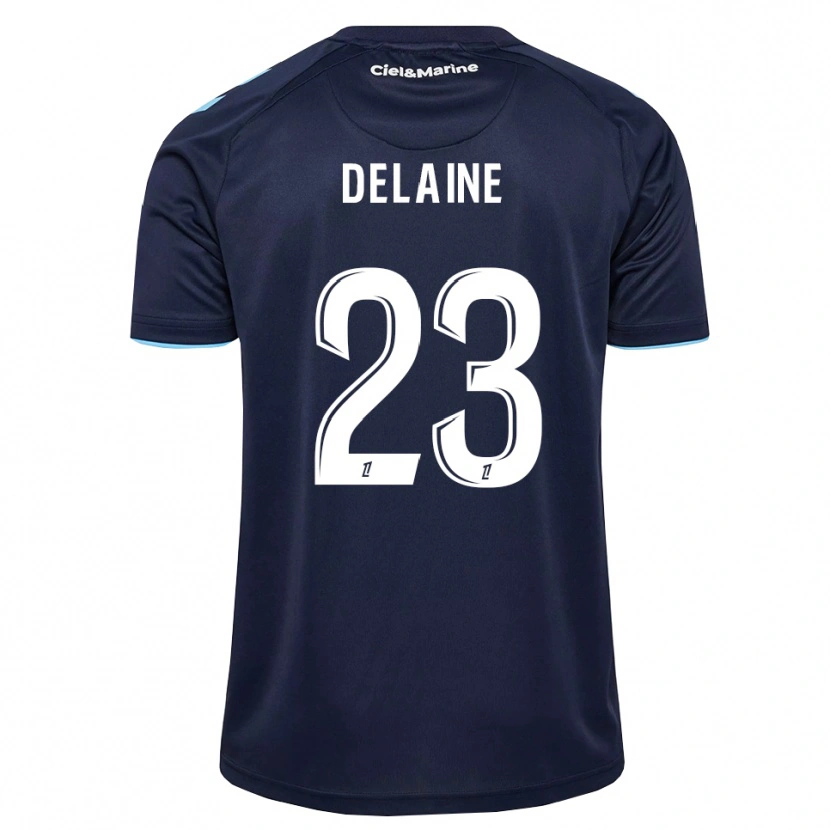 Danxen Kvinder Thomas Delaine #23 Kornblomstblå Midnatsblå Hjemmebane Spillertrøjer 2026/27 Trøje T-Shirt