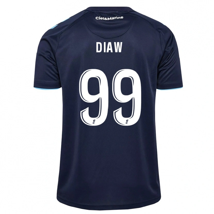 Danxen Kvinder Mory Diaw #99 Kornblomstblå Midnatsblå Hjemmebane Spillertrøjer 2026/27 Trøje T-Shirt